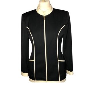 Pilar Rossi tailored striped wool jacket